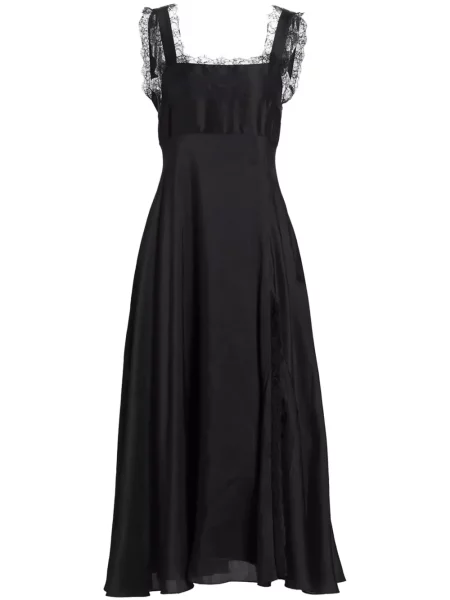 Rochie midi Azeeza până la genunchi de costum negru