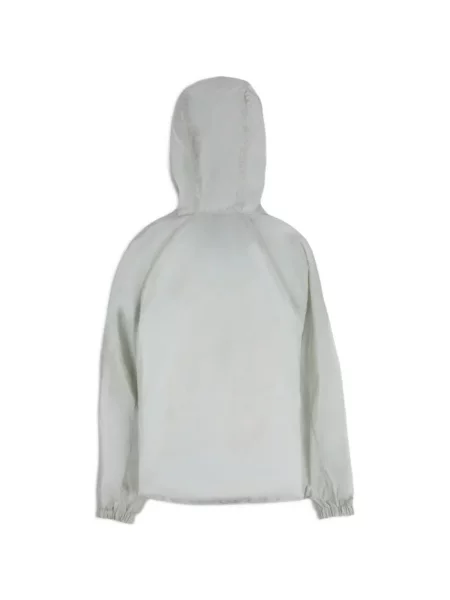 Decupat geacă Moncler cu glugă verde