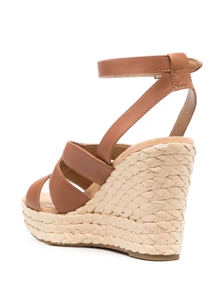 Espadrile Ugg cu pană maro