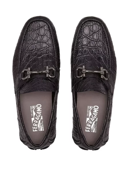 Pantofi loafer Ferragamo din piele negru