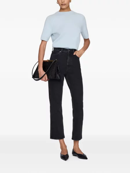 Pulover Anine Bing scurt verde