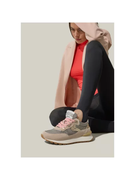 Sneakersy Voile Blanche skórzane