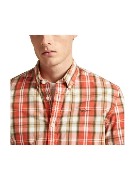 Cămașă Pepe Jeans portocaliu