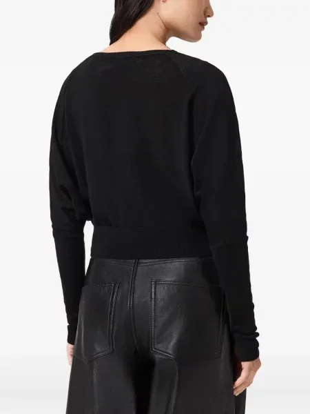Pulover Allsaints de lână negru