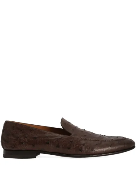 Pantofi loafer Dolce & Gabbana din piele maro