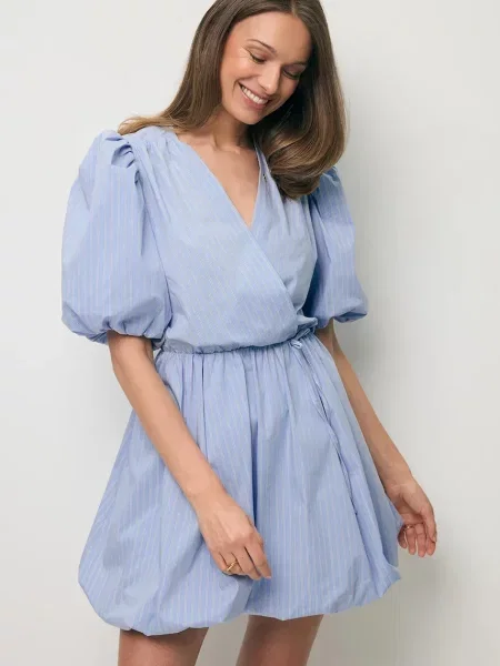 BIZUU rochie de vară din CELESTIA albastru