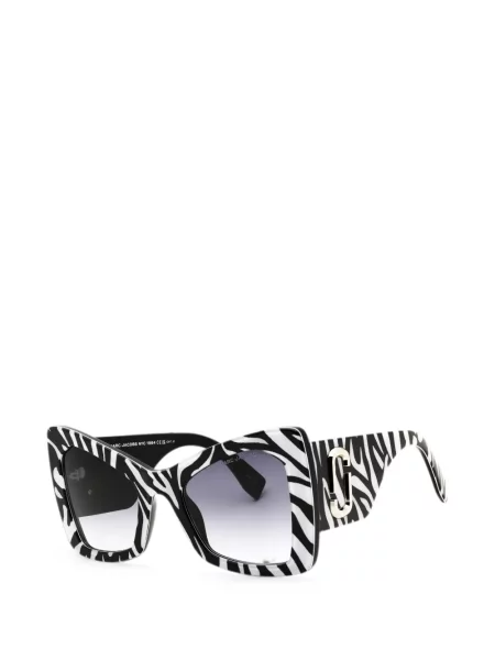 Ochelari de soare Marc Jacobs Eyewear cu imagine cu model zebră alb