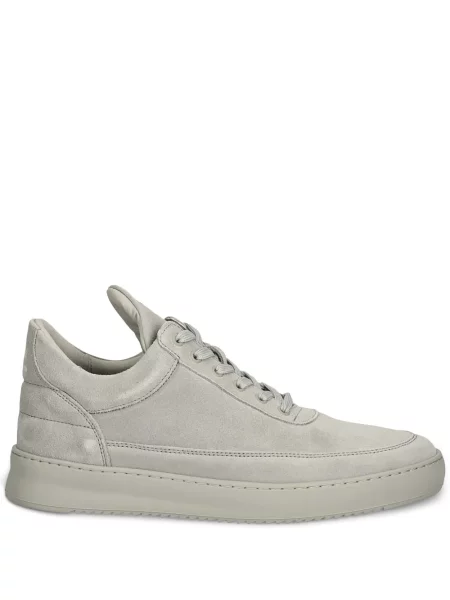 Sneakerși Filling Pieces din piele de căprioară gri
