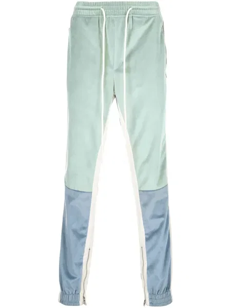 Pantaloni God's Masterful Children de catifea verde