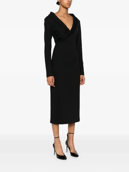 Rochie midi Philosophy Di Lorenzo Serafini negru