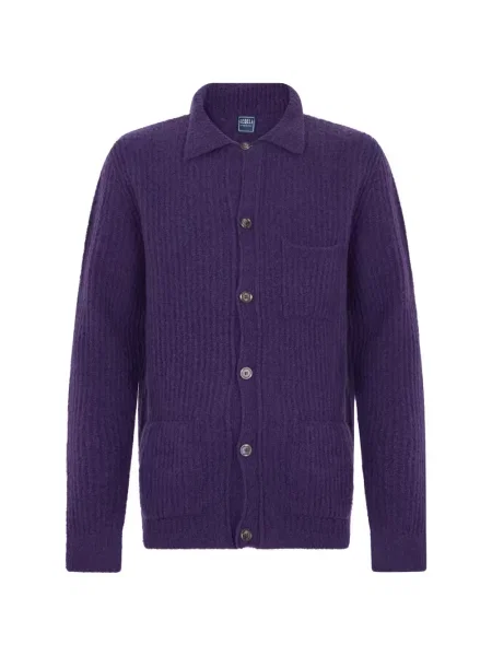 Cardigan Fedeli tricotate violet