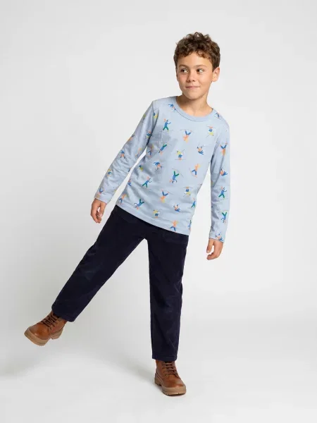 Tričko Petit Bateau modrá