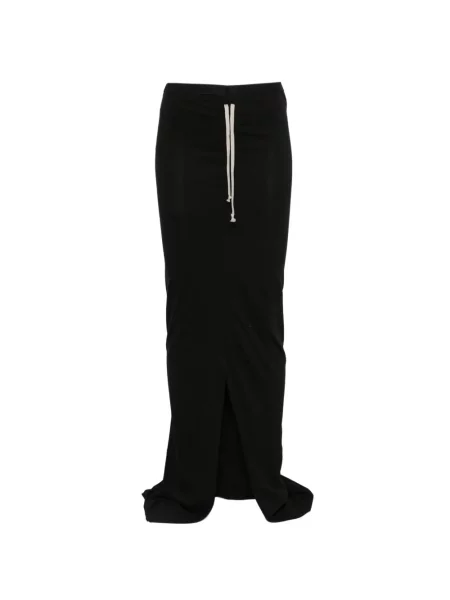Fusta maxi Rick Owens Drkshdw cu cordon negru