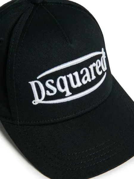 Czapka z daszkiem dziecięca Dsquared2 czarna