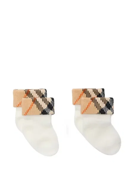 Skarpety dziecięce Burberry białe