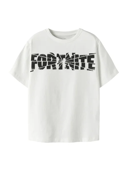 NAME IT Majica NKMJAMBA FORTNITE crna bijela