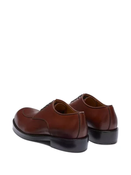 Pantofi derby Dries Van Noten din piele maro