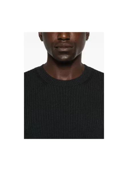 Sweter Our Legacy w paski z paskiem czarny