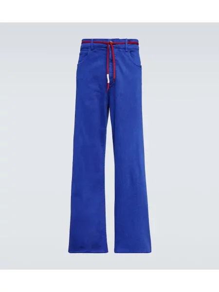 Pantaloni Marni albastru