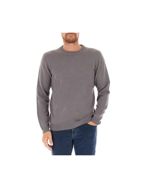 Sweter Sun68 wełniany szary