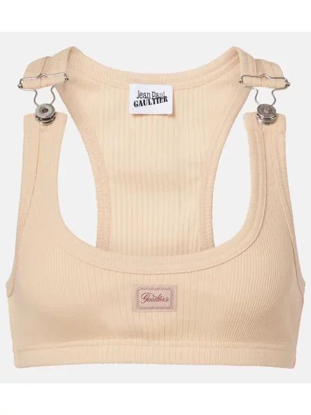 Sutien Jean Paul Gaultier tricotate bej