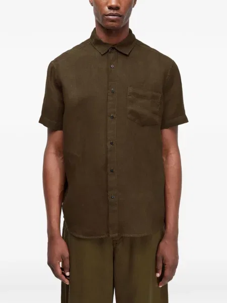 Ленена риза Osklen зелено