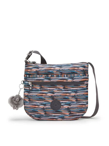 KIPLING Geantă de umăr Arto azur / gri / portocaliu negru