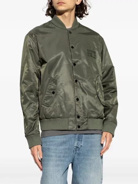 Geacă Balmain cu autograf verde