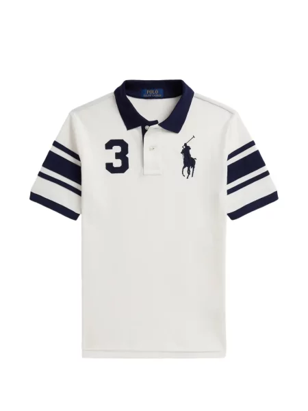 Koszulka polo dziecięca Polo Ralph Lauren biała