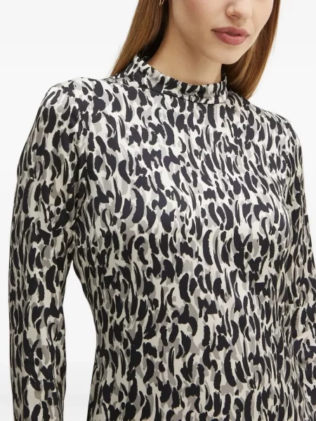 Rochie midi Marc O'polo cu imagine până la genunchi de costum alb