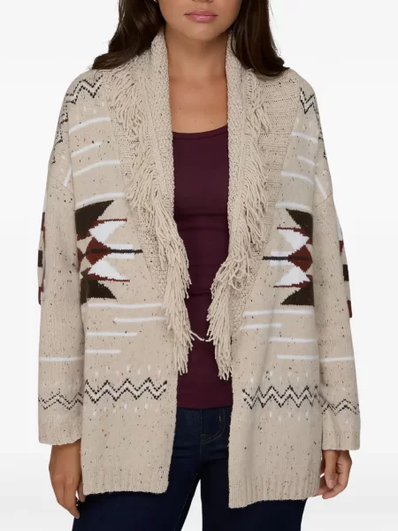 Кашмирено с яка яке Autumn Cashmere с ресни