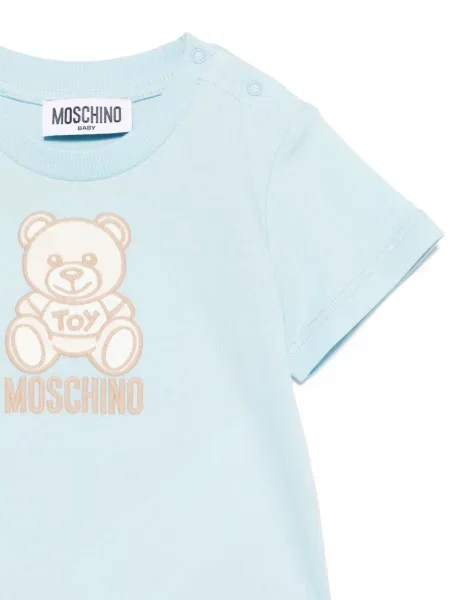 Koszulka dziecięca Moschino niebieska