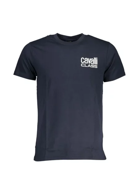 Tricou Cavalli Class cu imagine albastru