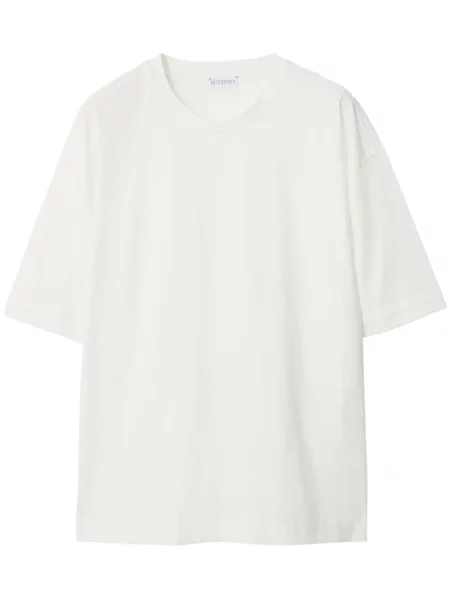 Tricou Burberry scurt alb