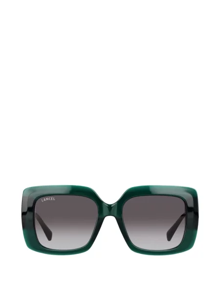 Ochelari de soare pătrați Lancel verde