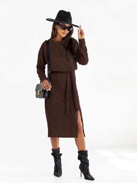 Rochie midi Resti până la genunchi de costum negru