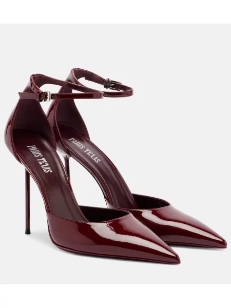 Pantofi cu toc Paris Texas din piele de lac