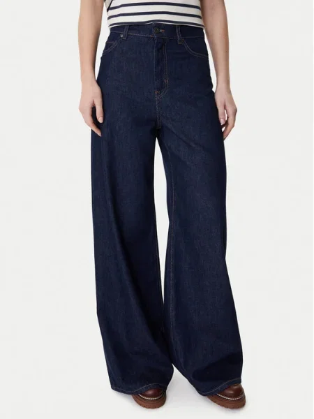 Weekend Max Mara Blugi Vega Bleumarin Wide Leg