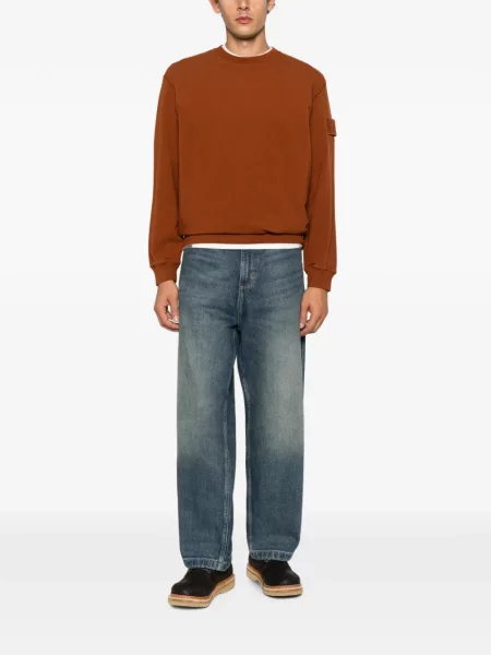 Hanorac Stone Island cu strasuri maro