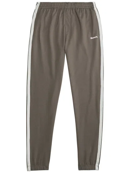 BENCH Hlače temno siva bela