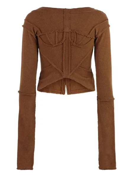 Cardigan Talia Byre tricotate maro