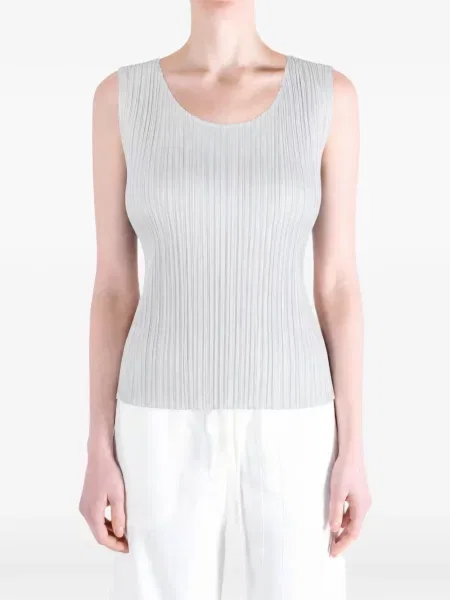 Top Pleats Please Issey Miyake sivá