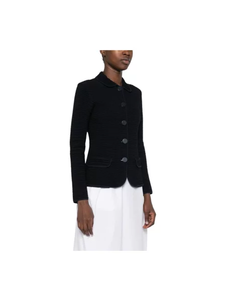 Dzianinowy sweter Emporio Armani czarny