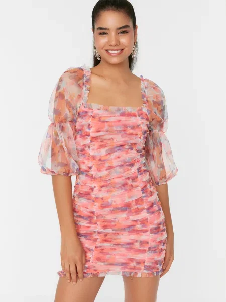 Rochie de seară Trendyol roz