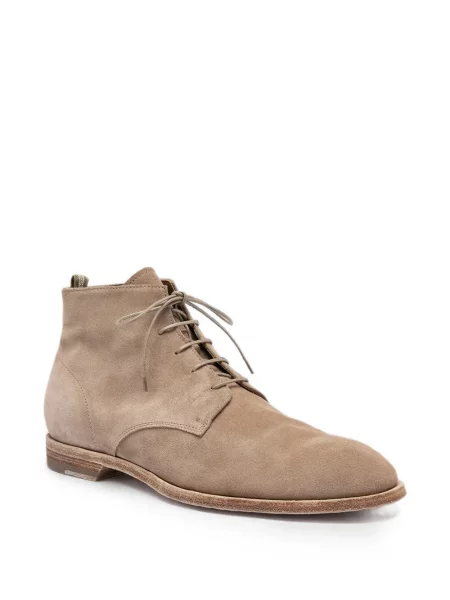 Botine Officine Creative cu șireturi din piele de căprioară