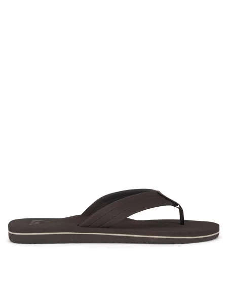 В'єтнамки Quiksilver MOLOKAI LAYBACK TEXTURED коричневий