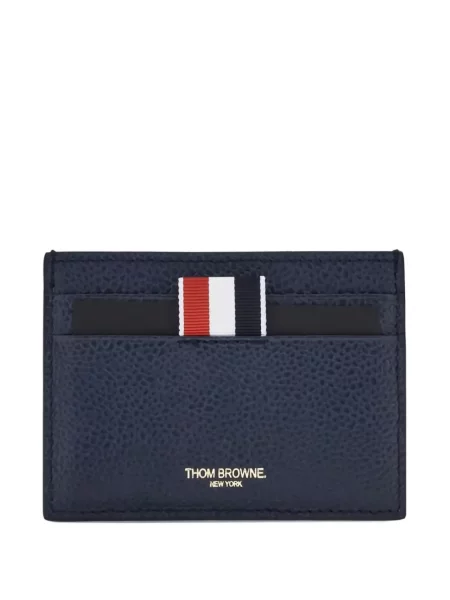 Portofel Thom Browne cu dungi albastru