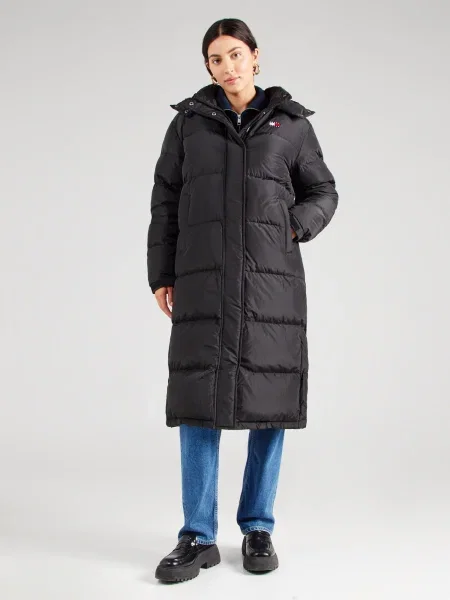 Tommy Jeans Zimný kabát Alaska' čierna