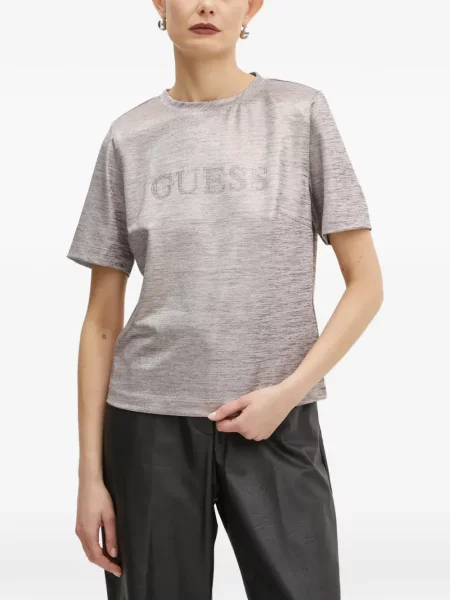 Stras tricou Guess gri