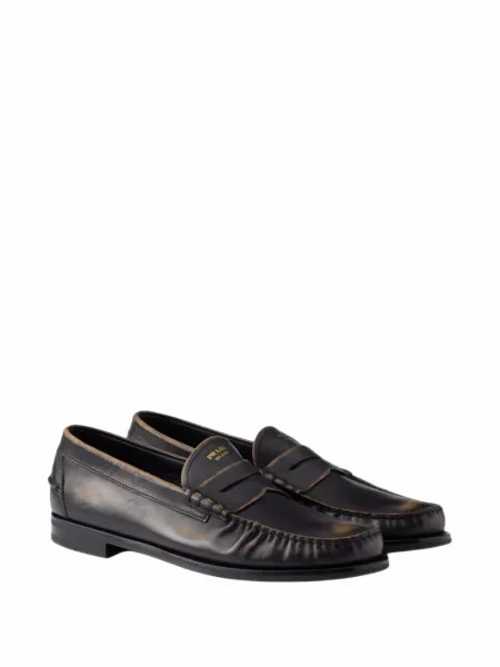 Pantofi loafer Prada din piele negru
